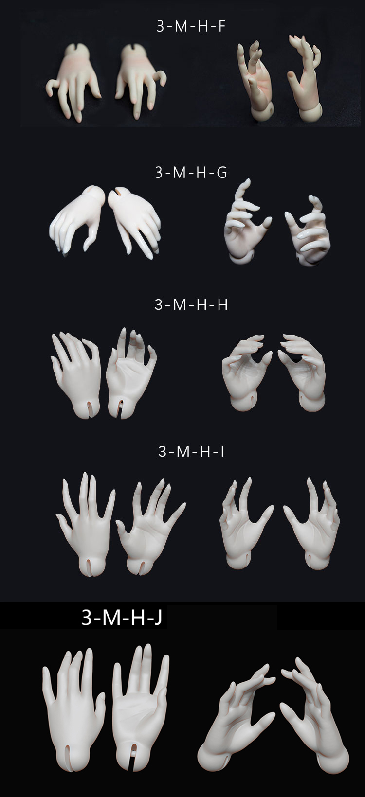 1/3 HAND PARTS | PREORDER | PART